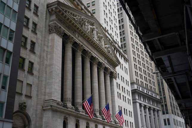 FILE - The New York Stock Exchange is seen in New York, Tuesday, June 14, 2022. The signs of life shown by the IPO market, especially in the second half of the year, are giving analysts hope that more companies will be enticed to go public in 2024. (AP Photo/Seth Wenig, File)