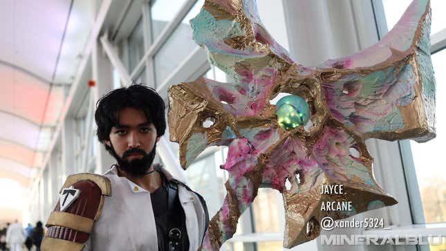 A photograph of a cosplayer at C2E2 2025