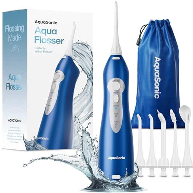 Image for article titled Improve Your Dental Hygiene with Aqua Flosser