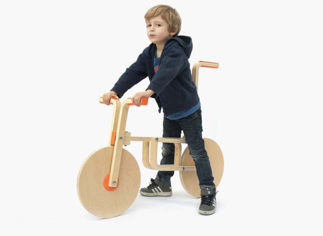ikea stool now a bike