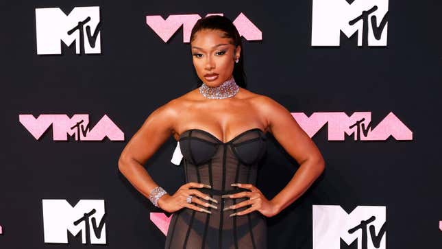 Megan Thee Stallion attends the 2023 MTV Video Music Awards at Prudential Center on September 12, 2023 in Newark, New Jersey.