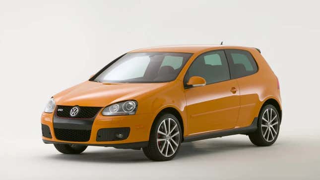 Ein Foto eines VW Volkswagen GTI Fahrenheit Edition