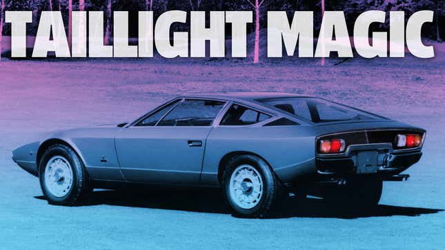 Image for article titled Get Over Here Because We Need To Talk About The Maserati Khamsin&#39;s Taillights Right Now