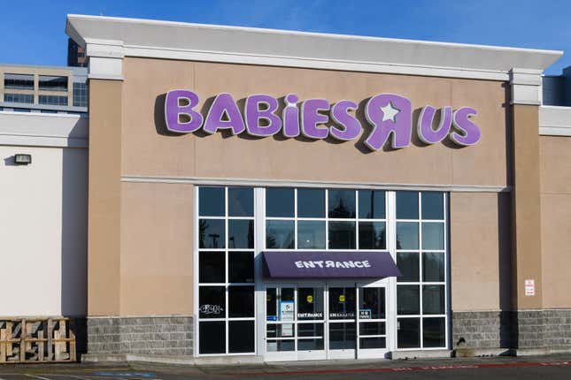 A Babies “R” Us fechou a maior parte de sua loja em 2018.