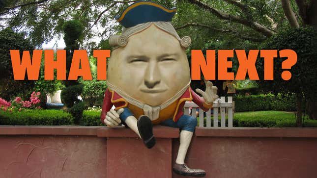 A photo of Nikita Mazepin blended with Humpty Dumpty