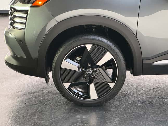 Front wheel of a 2025 Nissan Kicks