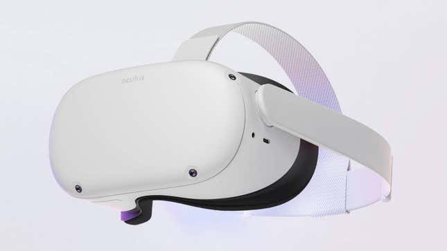 A photo of the Oculus Quest 2 headset.