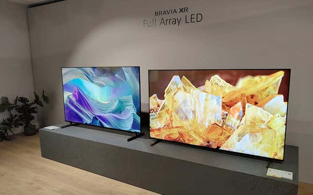 Sony Bravia X85L, side to side to a smaller version of the X90L.