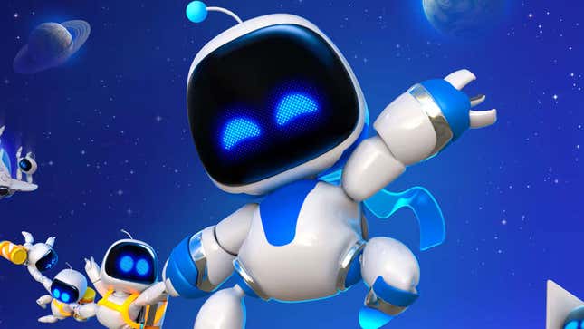 WordPress 網站 一張圖片顯示了 Astro Bot。 