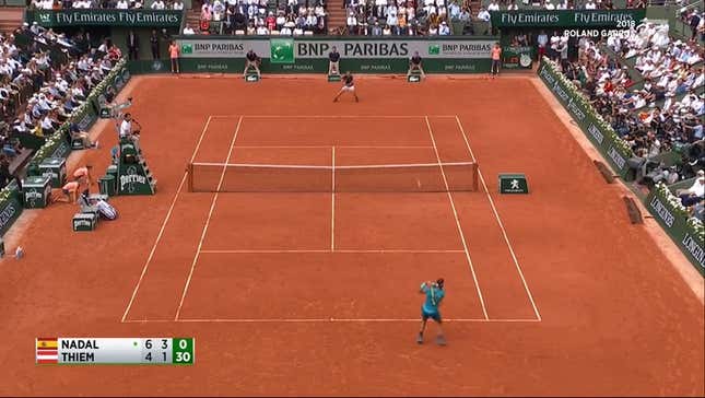 These Two Points Adequately Represent Rafael Nadal's Ridiculous Clay Season