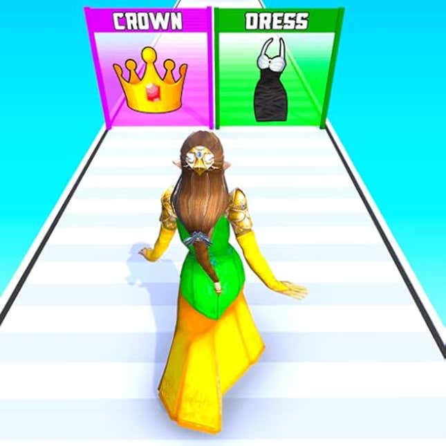 Image for article titled Build a Queen and Royal Doll Dress Up Game 2024 for Queen Catwalk Fashion Battle race, Now 33% Off