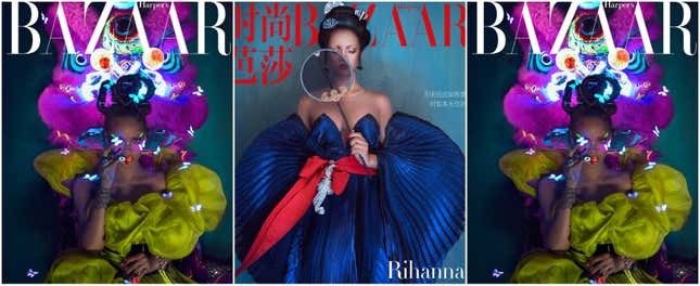 Image for article titled Supermodels, You May All Retire. Rihanna Just Killed Another Magazine Cover