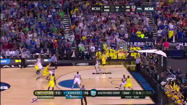 Trey Burke's 30-Footer Forced Overtime Against Kansas