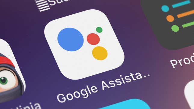 Image for article titled Google Assistant Is About to Lose a Ton of Features