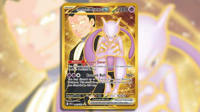 Team Rocket’s Mewtwo ex Gold