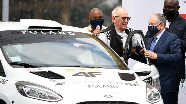 Image for article titled Sobieslaw Zasada Is Set To Become The World Rally Championship&#39;s Oldest Competitor At 91