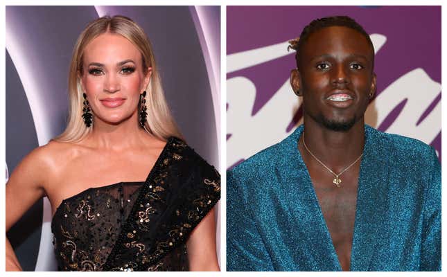 Image for article titled Internet is Dragging Carrie Underwood for Her Reaction to 'American Idol’s' Latest Winner