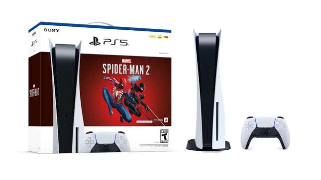 Image for article titled Walmart Will Have PS5 and 'Spider-Man 2' Bundles on Sale for $499