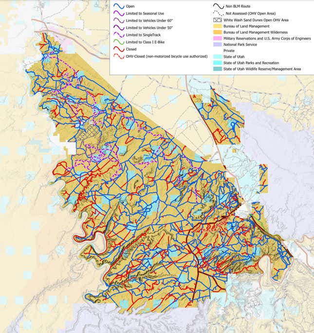 Image for article titled Bureau Of Land Management Rules Off-Roading Is Ruining Moab, Permanently Closes 317 Miles Of Trails