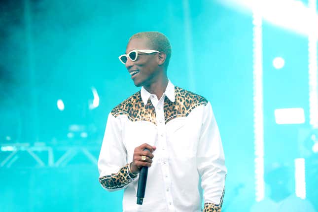 Pharrell onstage at SOMETHING IN THE WATER - Day 3 on April 28, 2019 in Virginia Beach City.