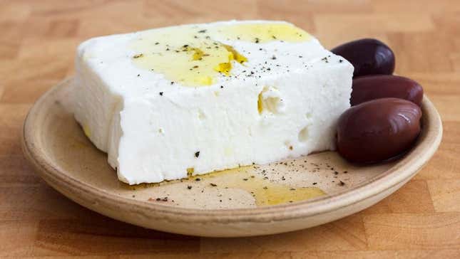 Greek Feta and kalamata olives