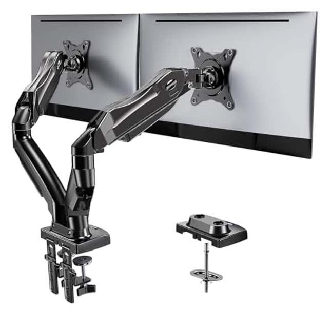 Image for article titled HUANUO Dual Monitor Stand, Now 14% Off