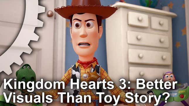 Video Comparison Shows How <i>Kingdom Hearts III</i>'s <i>Toy Story</i> Measures Up To The Original Movie