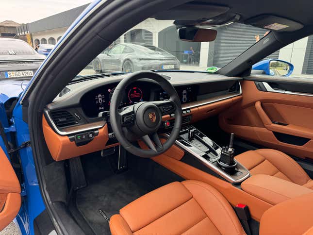 Interior of a 2025 Porsche 911 Carrera