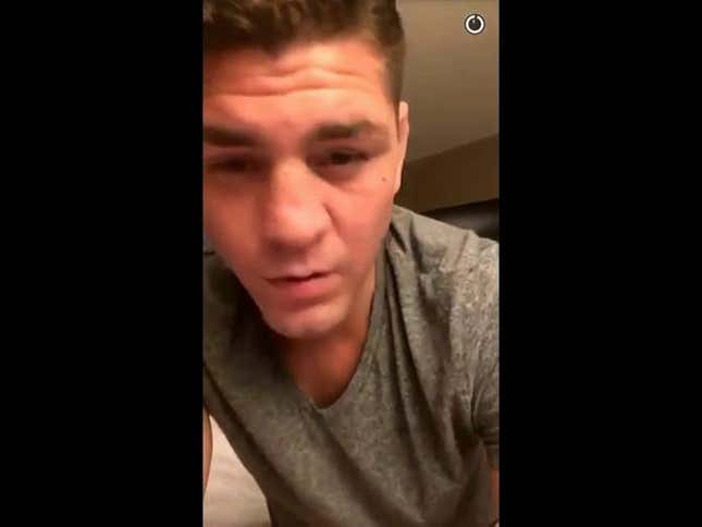 Nick Diaz Argues With Drug Tester, Invites Her To Smoke Weed With Him