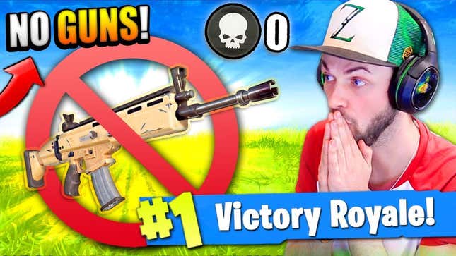 People Keep Trying To Win <i>Fortnite</i> Without Weapons<em></em>