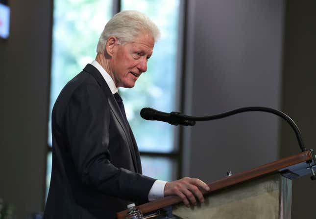 Image for article titled Will Someone Come Get Bill Clinton? He Just Shaded Stokely Carmichael During John Lewis’ Funeral