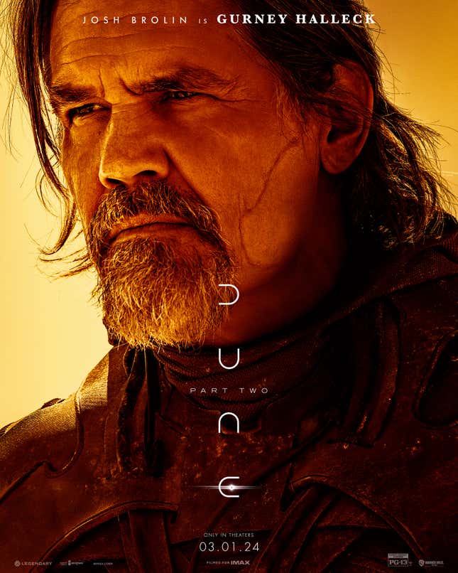 Image for article titled Dune: Part Two Returns With a New Set of Character Posters in Tow