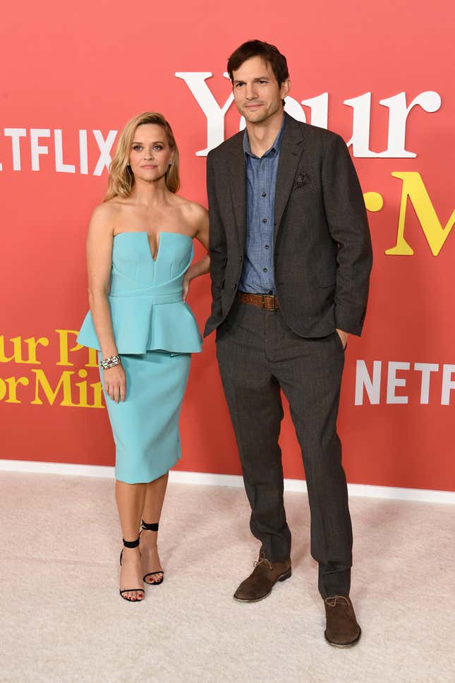 Image for article titled Mila Kunis Tried, Failed to Fix Ashton Kutcher's and Reese Witherspoon's Painful Lack of Chemistry