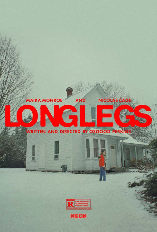 Image for article titled Longlegs&#39; Long-Awaited Teaser Oozes Slow-Burn Horror Mystery