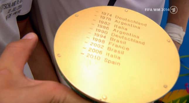 Base of the FIFA World Cup