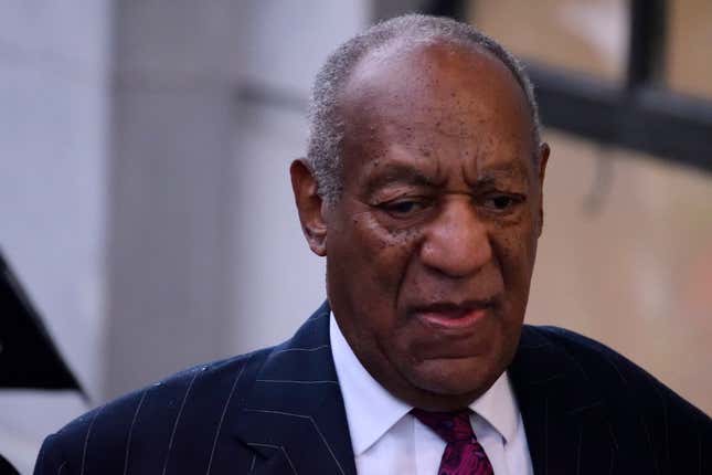 Bill Cosby arrives for a scenting hearing in Norristown, PA, on September 25, 2018.