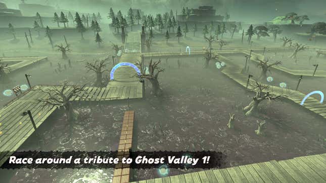 An overview of the Ghost Valley 1 tribute race.