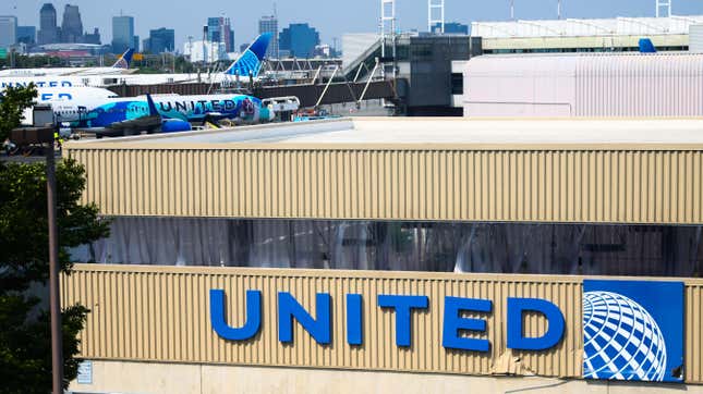 A United Airlines building