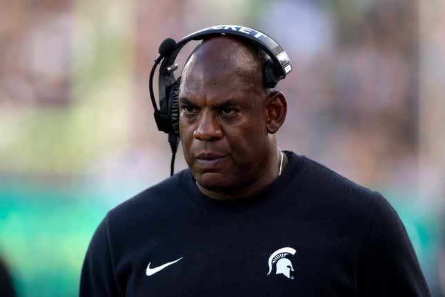 Mel Tucker, the highest-paid Black college football coach ever, threw ...