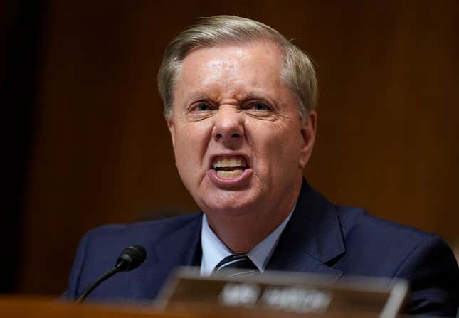 Image for article titled Lindsey Graham Finally Understands Righteous America’s True Feelings About Him: ‘They Hate My Guts’