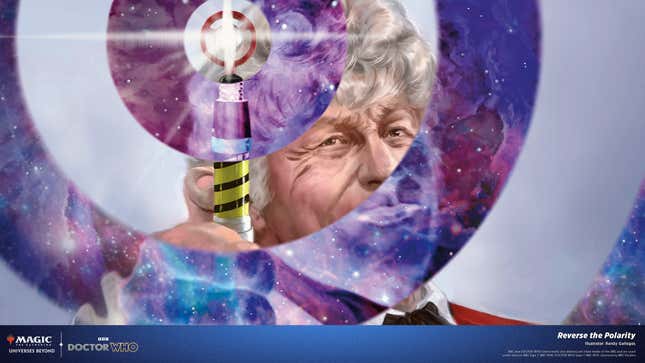 Image for article titled Get a Peek at Magic: The Gathering&#39;s New Doctor Who Set