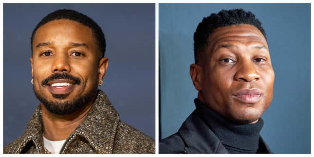 Michael B. Jordan, left; Jonathan Majors.