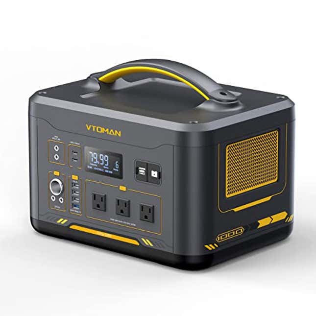 Image for article titled Power Your Life with 54% Off the VTOMAN Jump 1000 Power Station