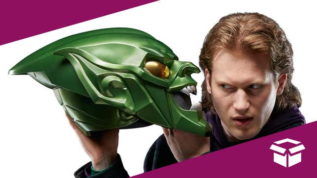 Image for article titled Pre-order the Marvel Legends Series Green Goblin Premium Roleplay Helmet and Watch Yourself Slip Slowly into Madness