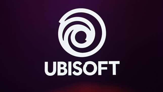 The Ubisoft logo in white on a purple background