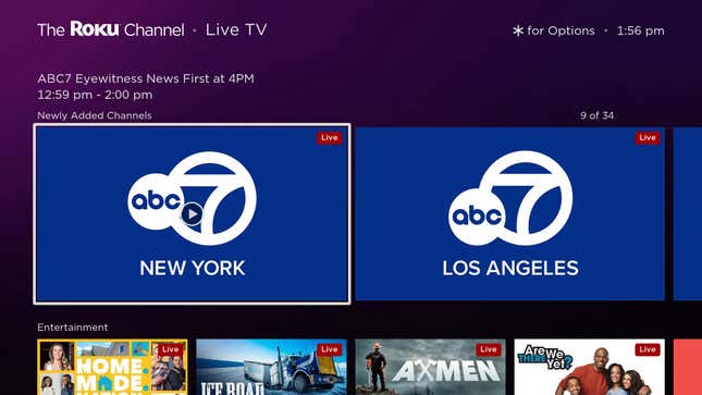 Free local tv app best sale for roku