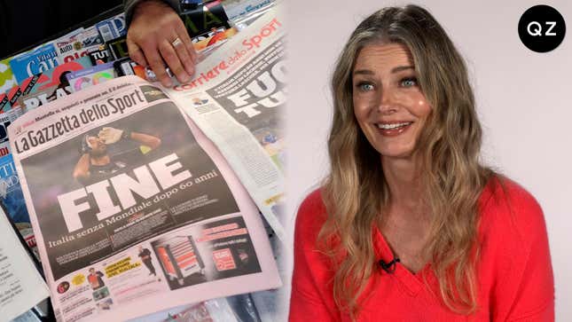 Model Paulina Porizkova on the first job she ever had