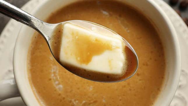 Butter in coffee