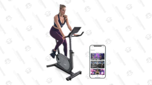 Exercise bike with automatic sales resistance