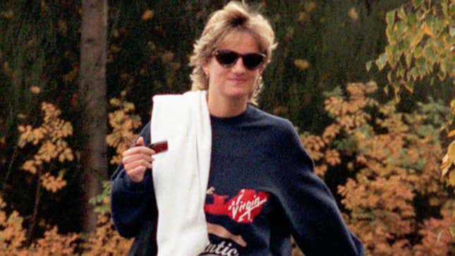 Image for article titled Wanna Buy Princess Diana's Used, Paparazzi-Thwarting Gym Clothes?